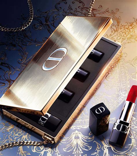 dior gold lipstick clutch|christian dior lipstick bag.